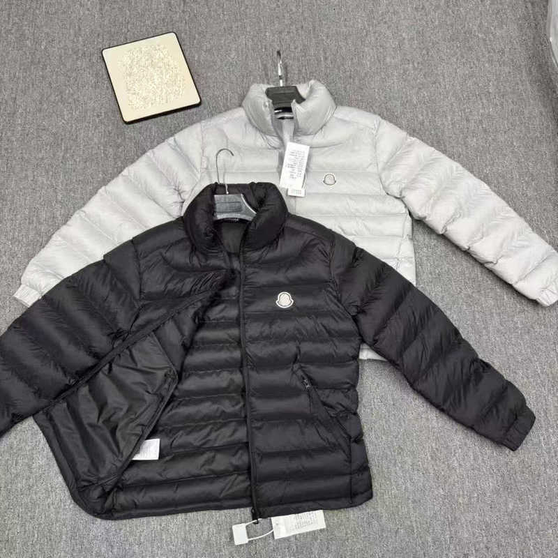 Men's Jackets designer Men's Lightweight Cotton Jacket Winter Slim Fit Hooded Stand Collar Solid Color Warm Vest Coat HH42