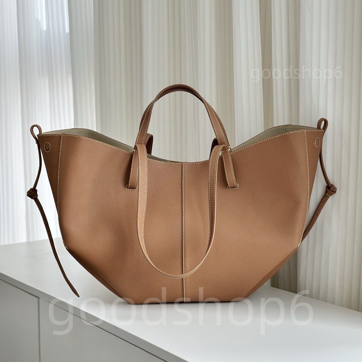 Women's designer music cymbal 1T0nca texture handbag crossbody bag smooth shoulder camel dumpling Num1ro non nano horsehide hobo half moon armp