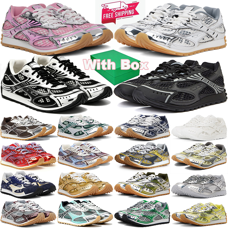 with box designer sneakers bottagas shoes for women mens trainers Sliver White Triple Black Pink Navy chaussure luxurys casual walking jogging free