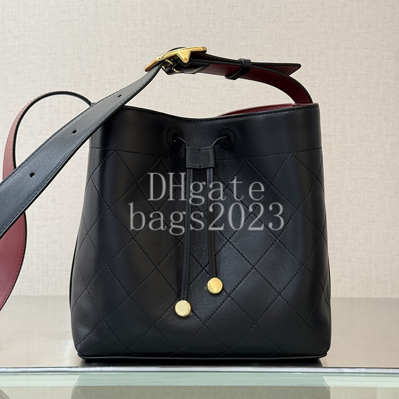 Bucket Bag 23CM Master quality Designer bag Lambskin shoulder crossbody Handbag Luxury Evening Bag with Gift Box X035A