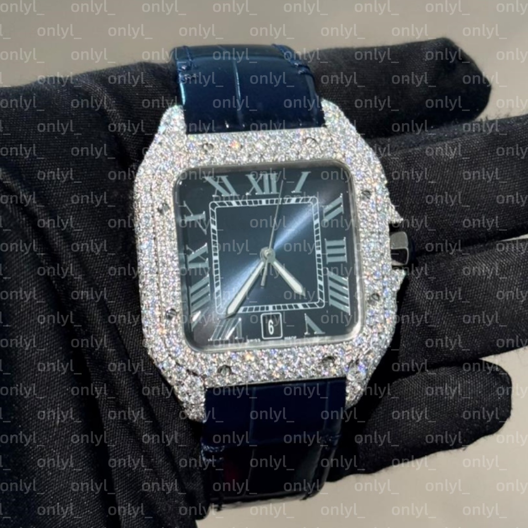 diamond watch designer luxury mens moissanite watch mossanite watch iced out watch women watches men diamond montre watch watches men moissanite Mon