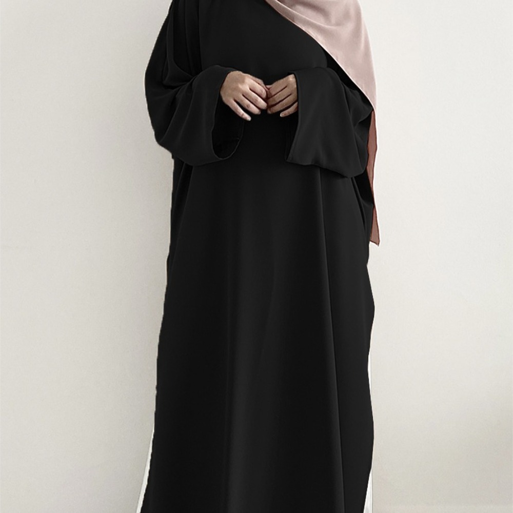 (133) Nouvelle mode d'automne pour femmes, Robe fendue, jupe grande taille
