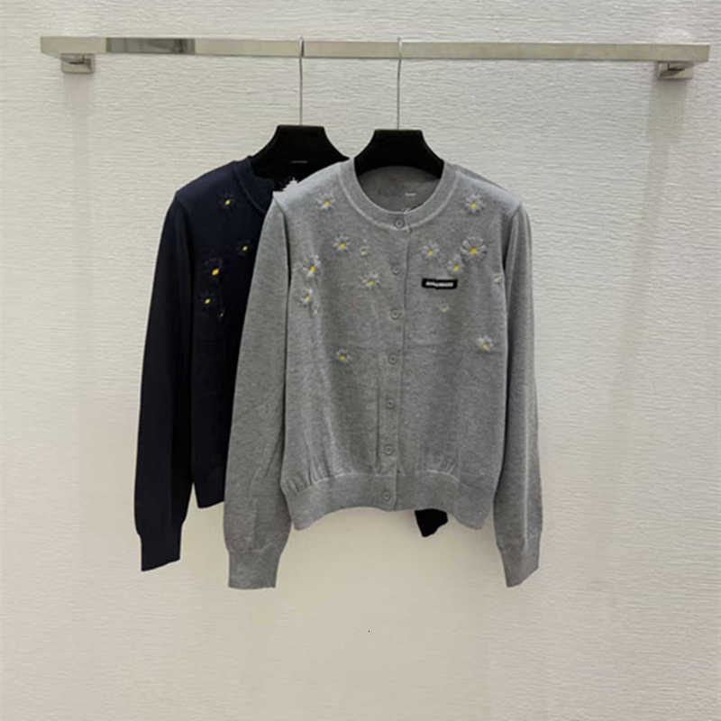 Women's Knits Tees Designer Couture M Brand Early Autumn Knitted Long-sleeve Cardigan For Women designer clothes women