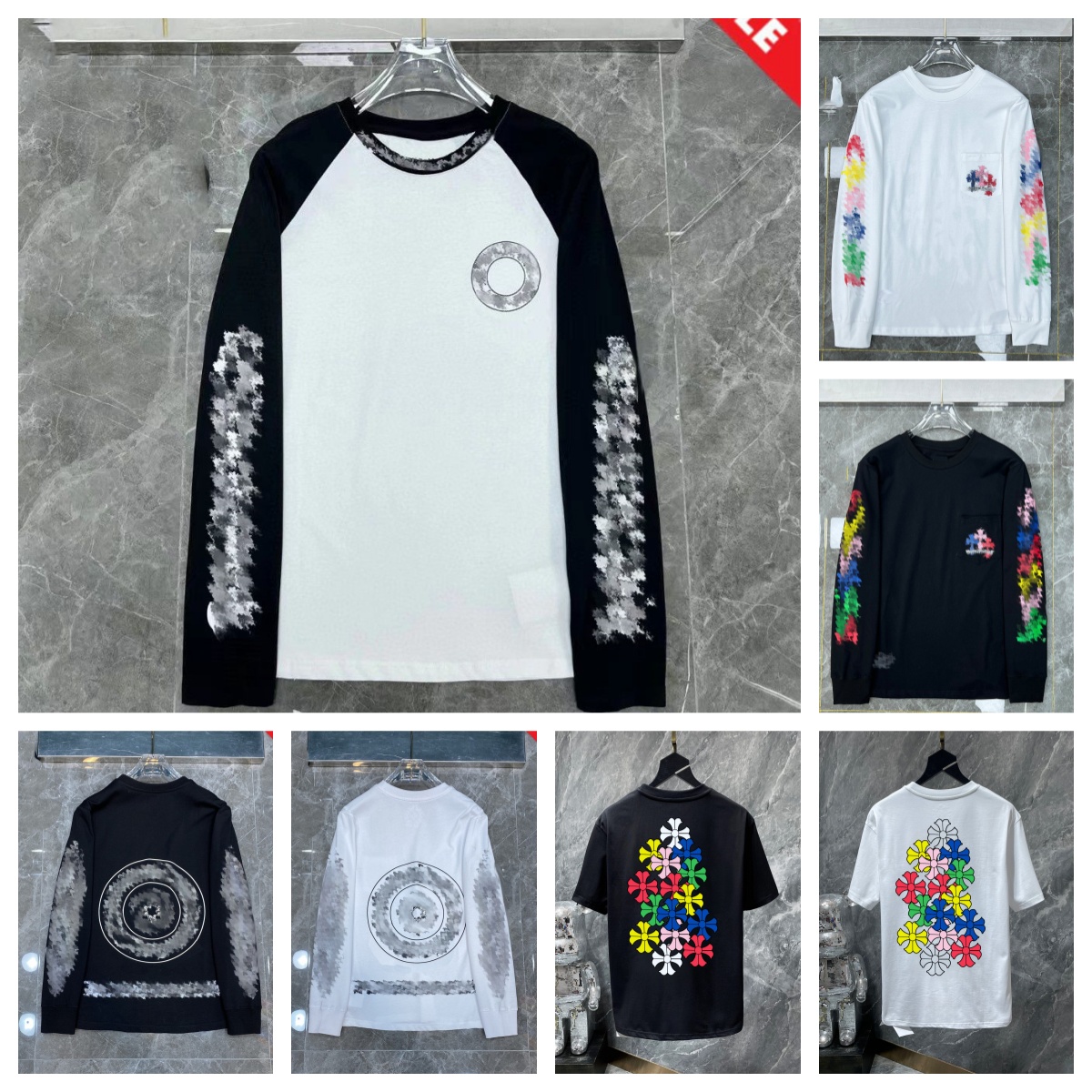 10A mens Chrome t shirt shirts designer clothes shirts t shirt for men tshirt designer shirt long sleeve mens tshirt designer tshirt graphic tee