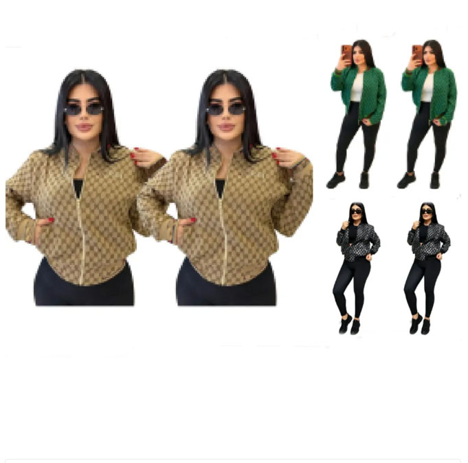 womens Jackets designer Outerwear Hoodies women Coats Fashion stand collar baseball uniform Lady Windbreaker Short parka women jacket