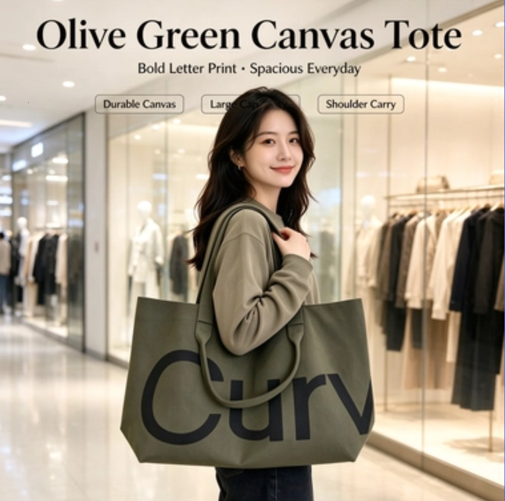 Nouveau modèle Simple grande capacité épaule dos sac à main décontracté pour dames Style dames courbé lettre toile sac de voyage