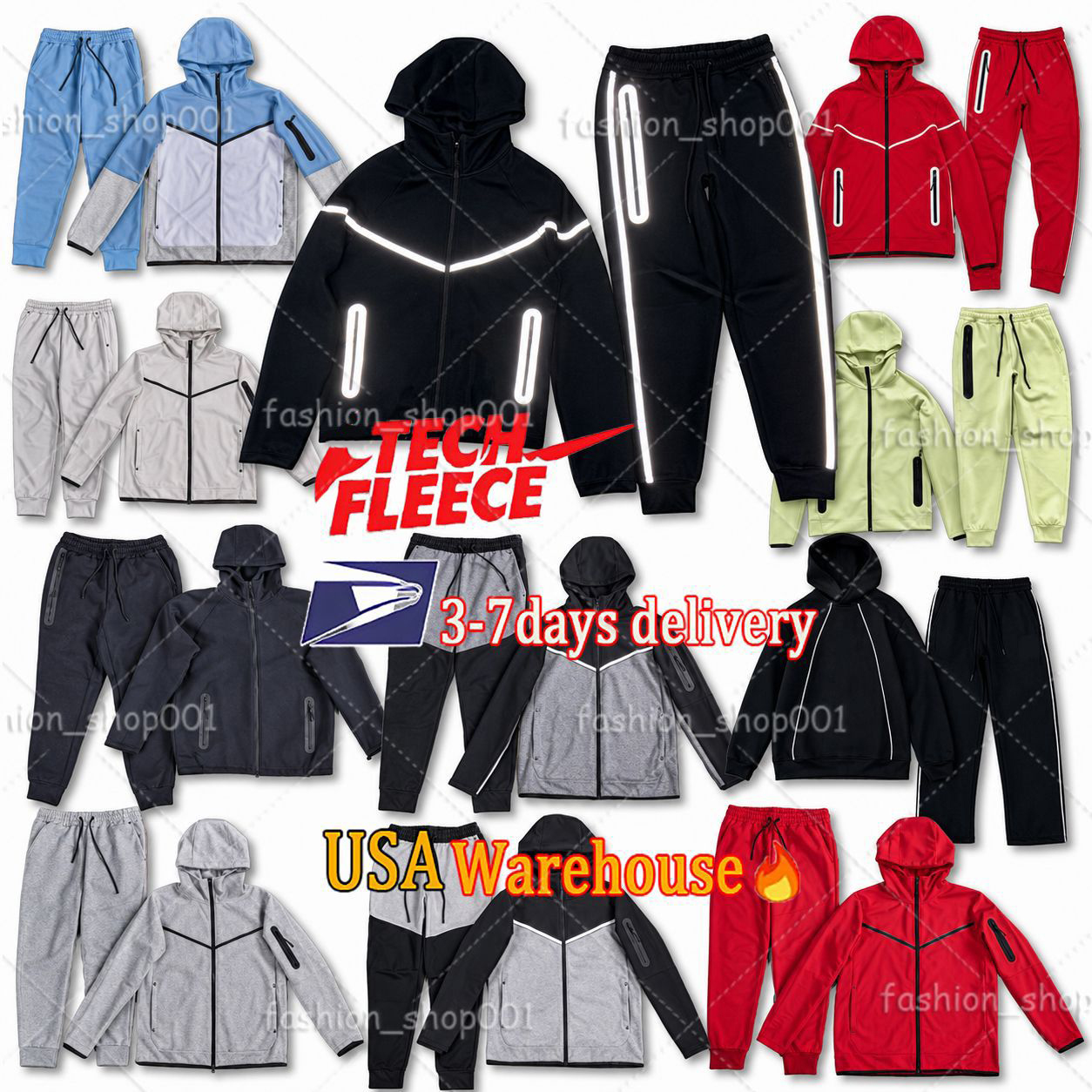 Designer Mens miller Shirts mens shorts tracksuit womens Long sleeve jacket tech Thermal fleece Reflective luminous Moisture quick dry suit tech pan
