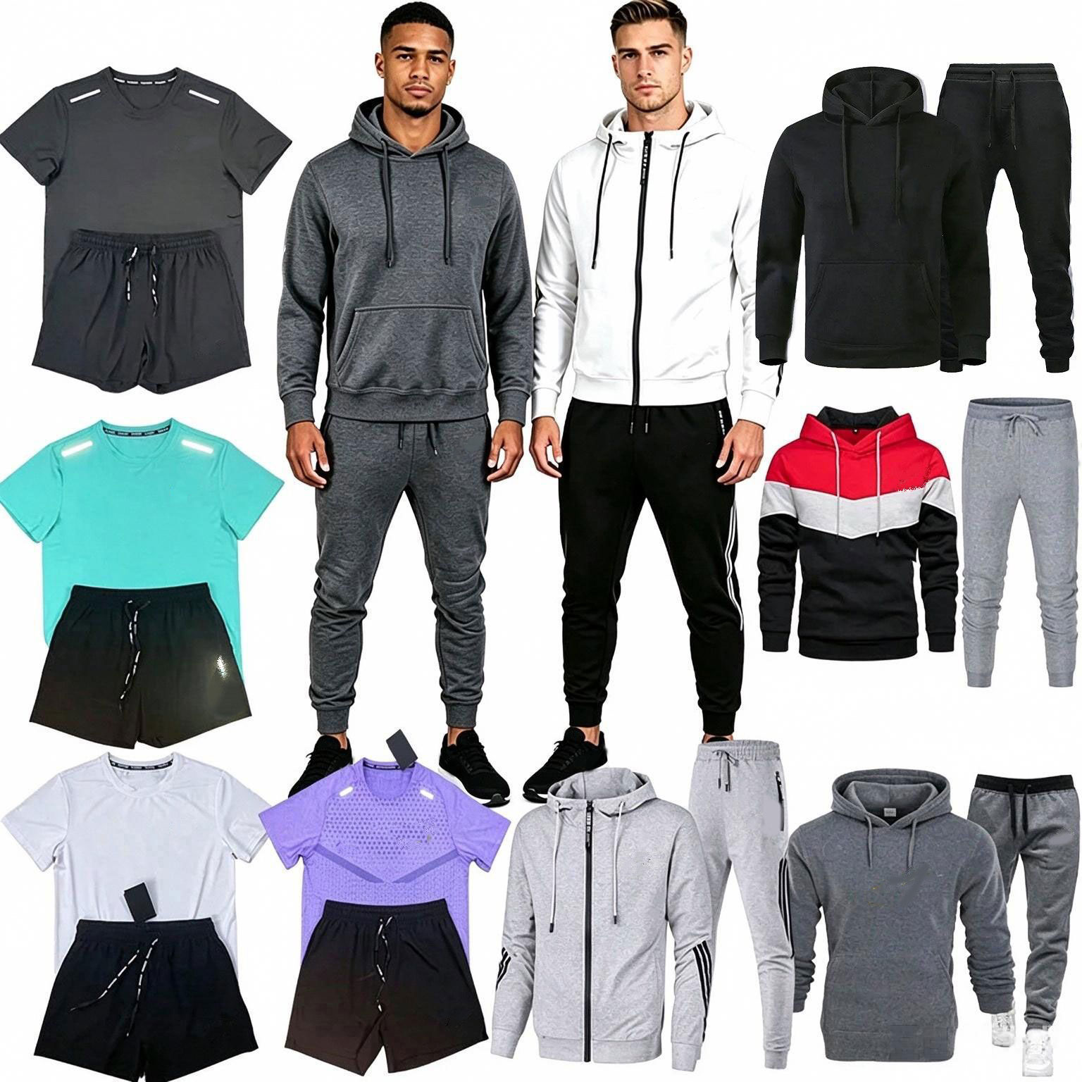 Tracksuit men Tech Set mens tracksuit designer T Shirts Shorts Suit ensemble homme Winter fleece Adding Hoodies Pants Cotton Jacket Breathable track
