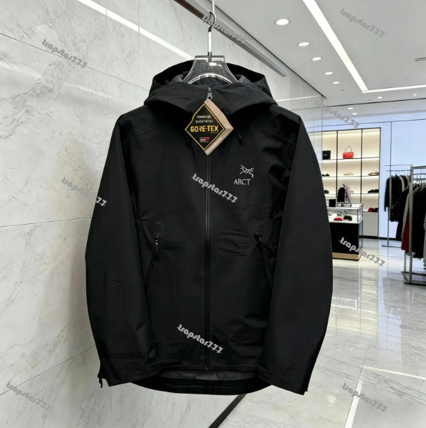 Arcteryxislys Jacket Men Mens Print Arcterxylyness jacket Zipper Windproof Outdoor Sports Casual Lightweight Hiking Windbreaker 97C