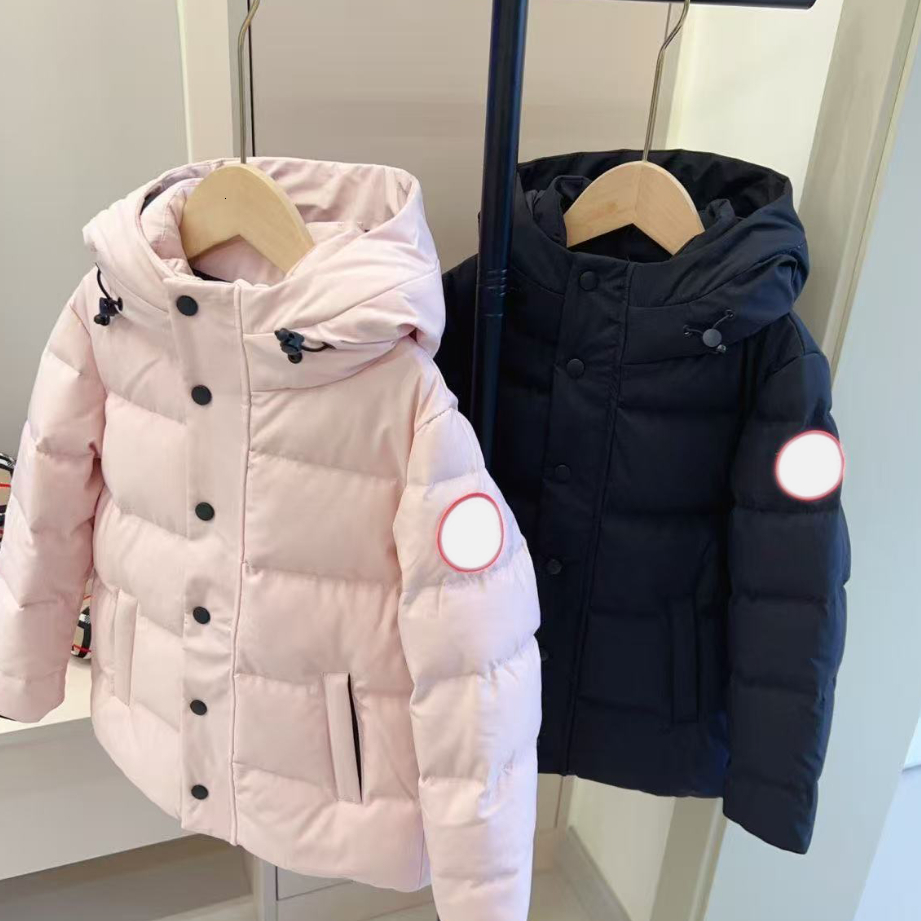 Designer Boutique Kids Down Coat 3-14 Years Autumn Winter Warm Black Puffer Jacket Premium Outerwear for Toddler Boys Girls Children School Daily Ca