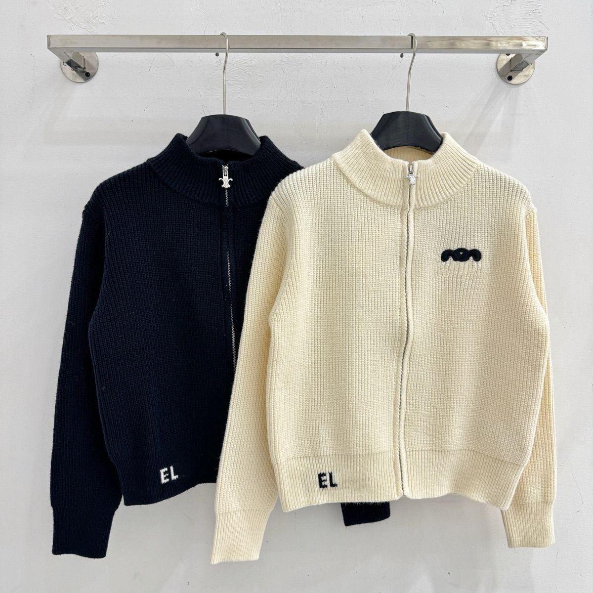 luxury sweaters womens long sleeve girls zipper cardigan jumpers designer sweater women clothing 01