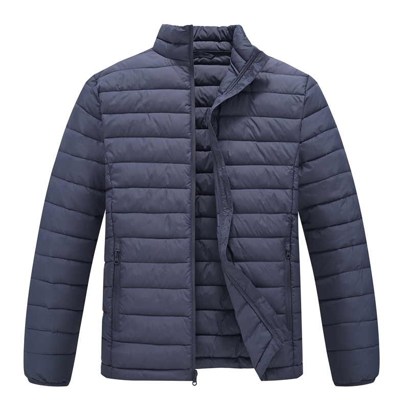 Men's Lightweight Puffer Jacket Quilted Warm Winter Water Resistant Ripstop Down Puffy Coat for Ski Hiking 261013