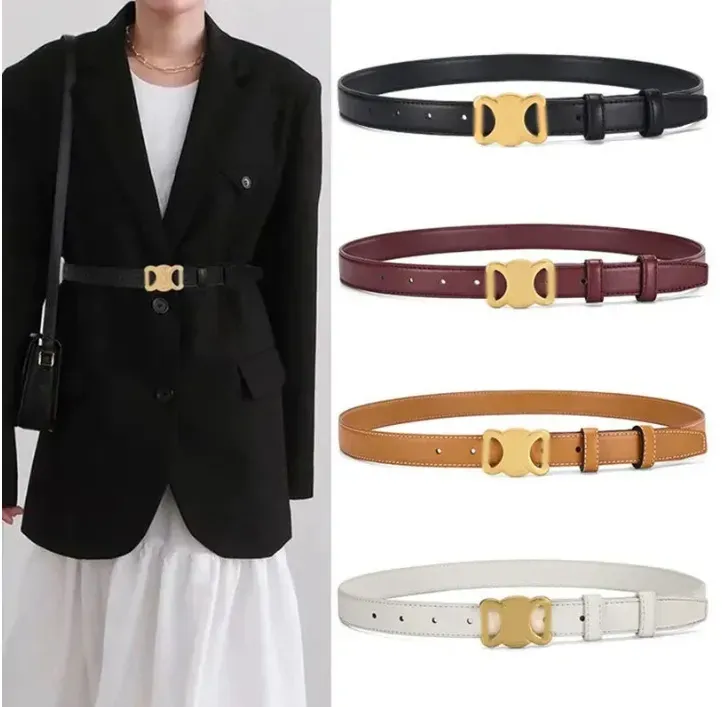 Designer Belt Fashion Women Belt Luxury Classic Leather belt letter-printed Metal buckle Business and leisure with box