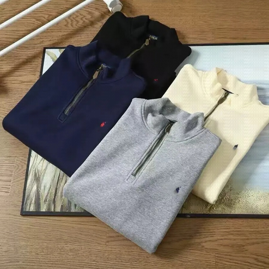Designer Mens Polo Quarter Zip Mens Top Quailty 1/4 Zip Pull Mens Pull Outfit Pulls En Tricot Sweats À Capuche Vêtements De Travail D'affaires De
