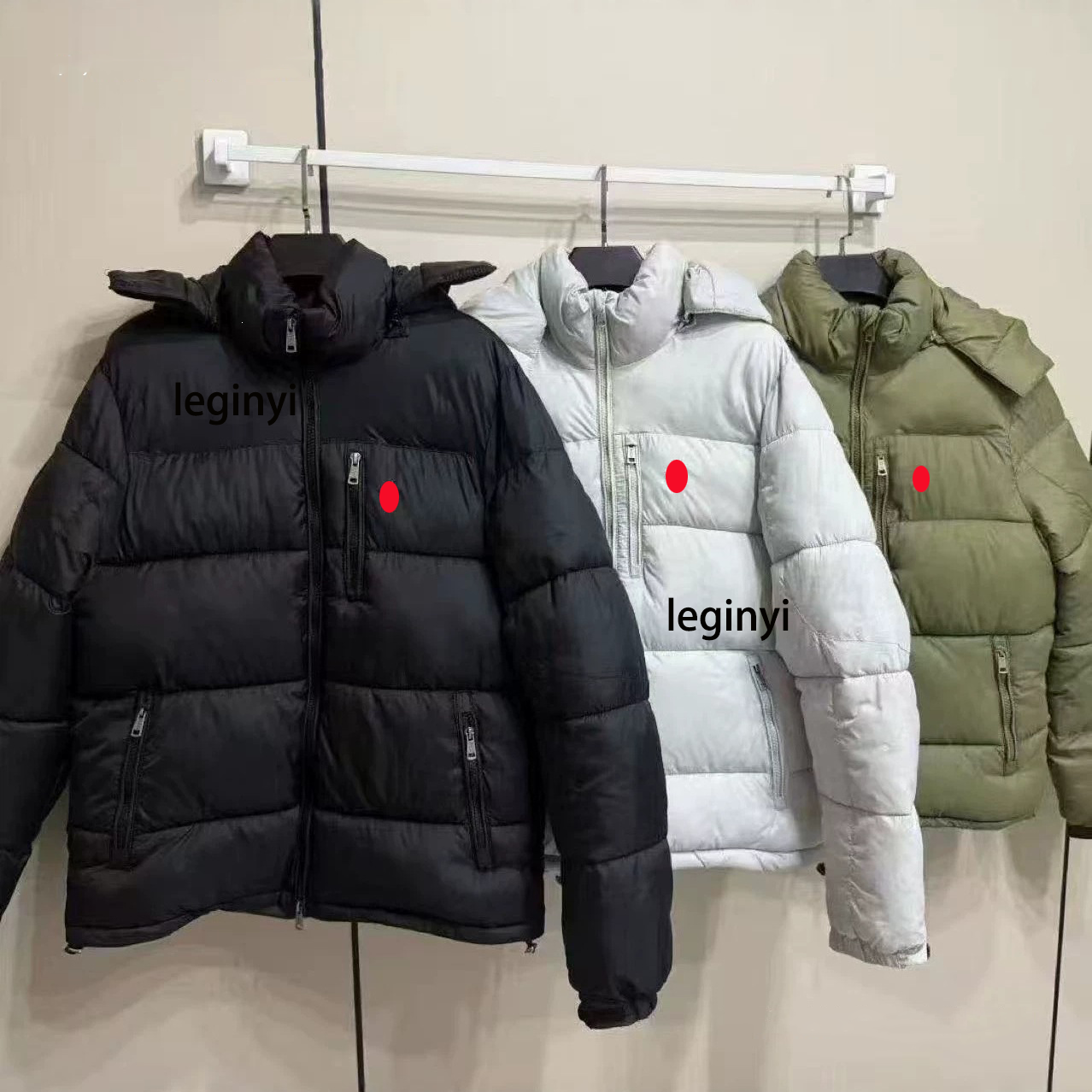 Men'S Down Jackets Embroidery Fashion Logo Male Thickened Popular Clothes Handsome Warm Collar Casual Winter Down Jackets
