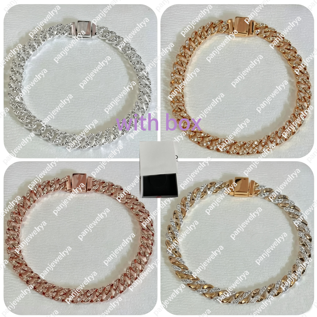 Classic Original Silver New Bracelet, Cross-border Style, Full Stone Clasp, High-end Jewelry Bracelet