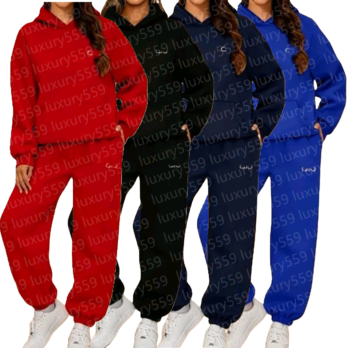 Survêtement femme designer femmes survêtements à capuche pantalons de survêtement ensemble hiver ensemble femme imprimer costume de sport pulls d