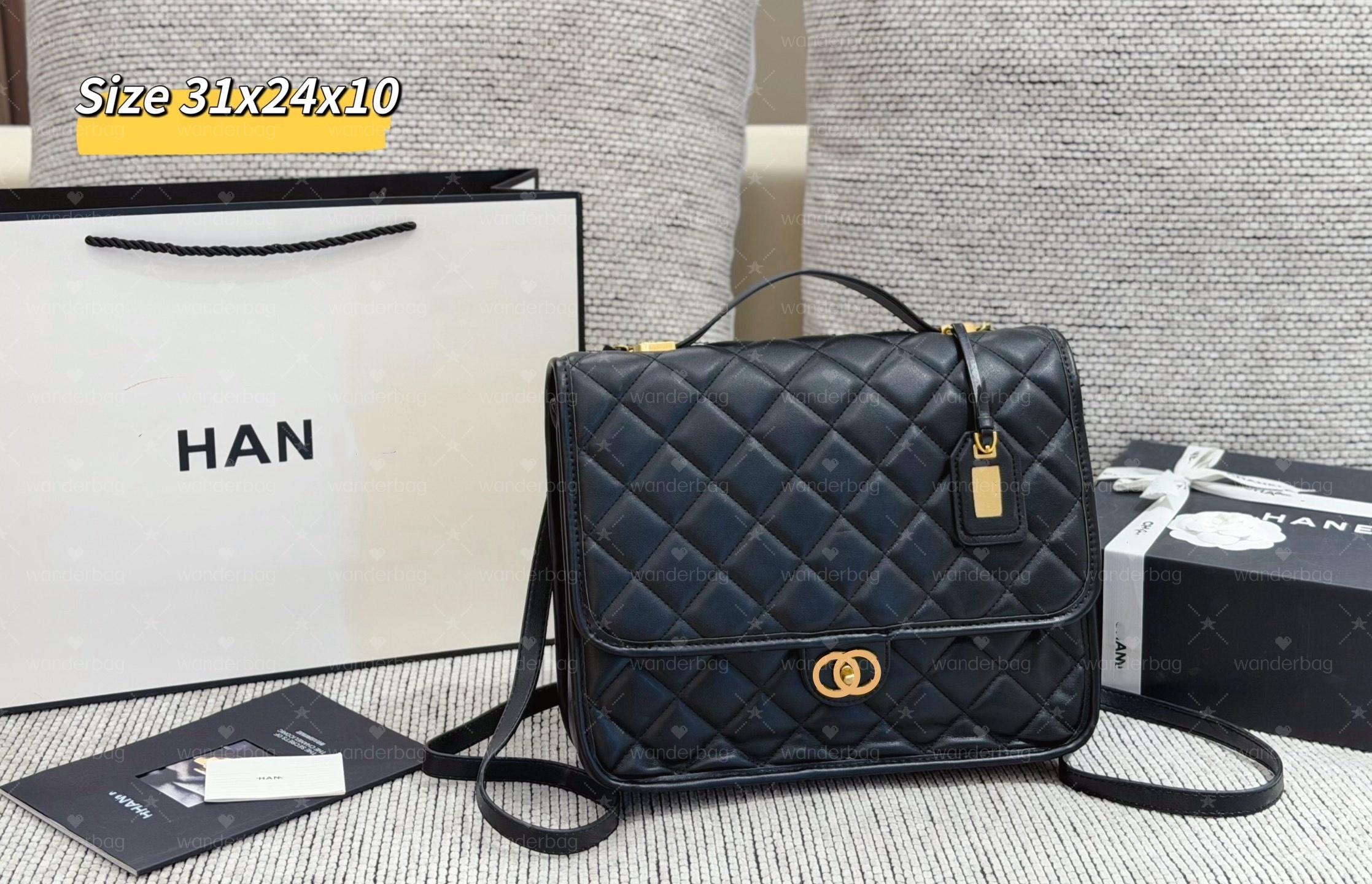 12a Top quality designer Bag Top handle messenger bag womens black gold Square Shoulder Bag luxury Handbag Large Capacity Shopping bag Genuine leath