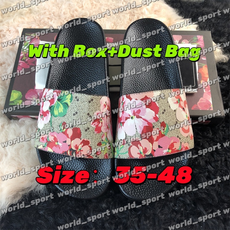 Free Shipping 2026 Designers Check Slides for Men Women Classic Floral Brocade Flats Leather Rubber Platform Flip Flops Gear Bottoms Beach Shoes Loa