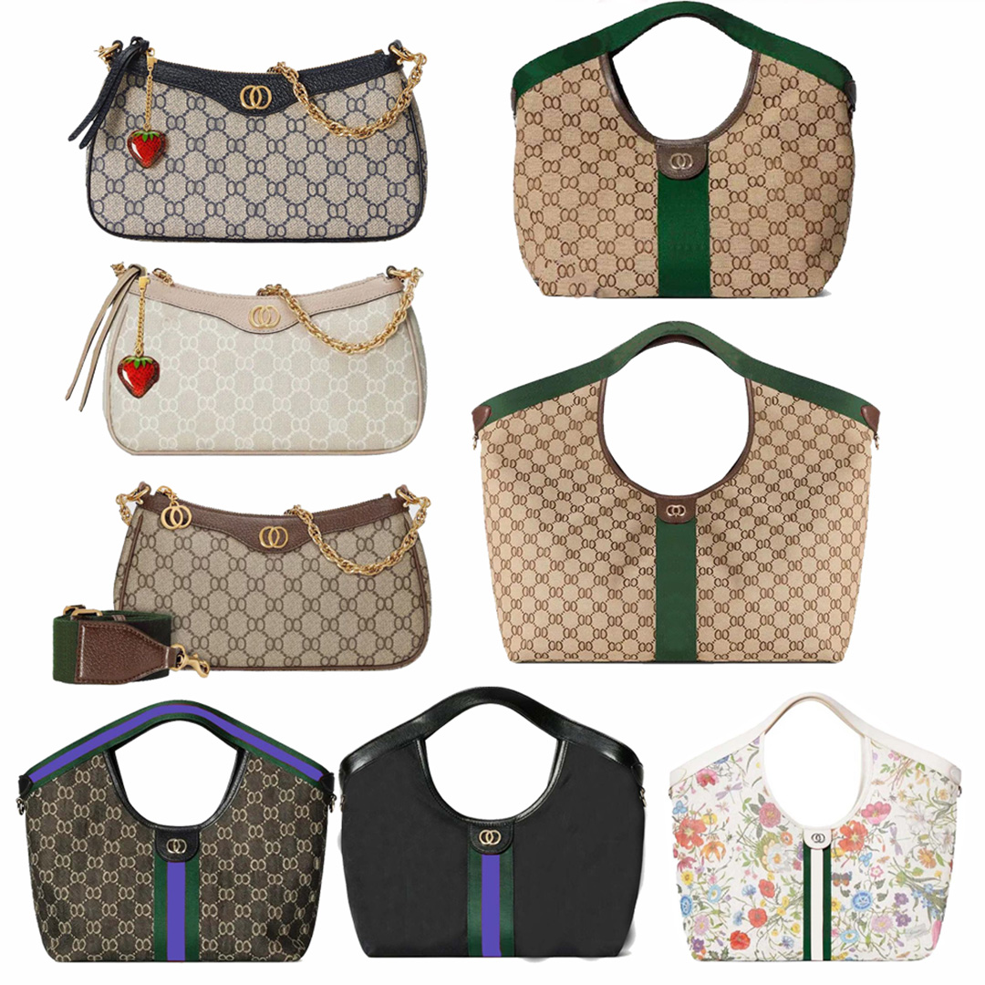 Designer Handbag Womens Tote Bag Classic Embossed Floral Leather Handbag Large Capacity Can Be Carried on the Shoulder or Worn Crossbody Two Piece S