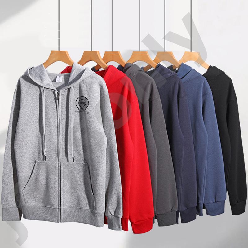Autumn Winter Baby Fleece Zip Up Hoodie Loose Long Sleeve Jacket Unisex Casual Drawstring Hooded Sweatshirt-8 Plus Size Multiple Colors hoodies M-5X
