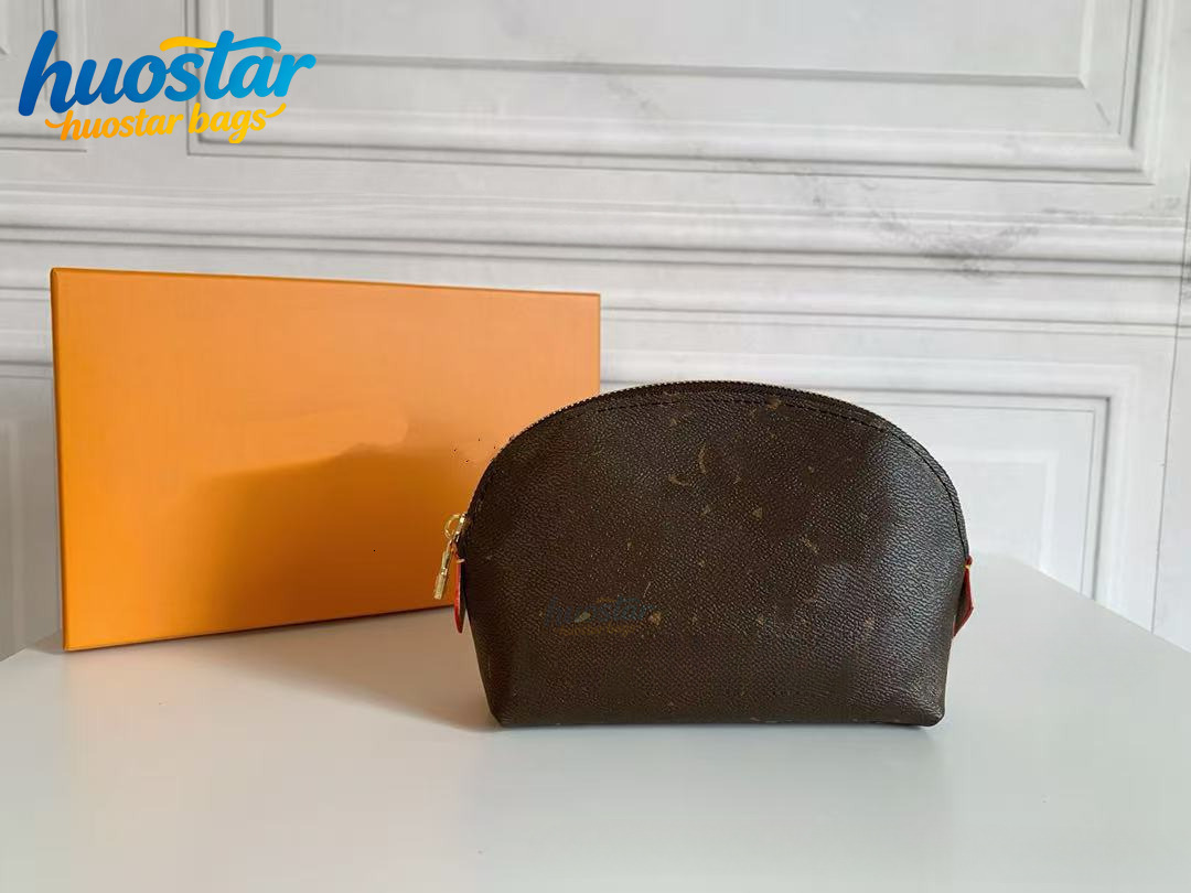 2026 Designer Man Women Clutch Bags 2 Size Zipper Purse Leather Handbags Mens Business Big Wallets Travelling Wash Pouch