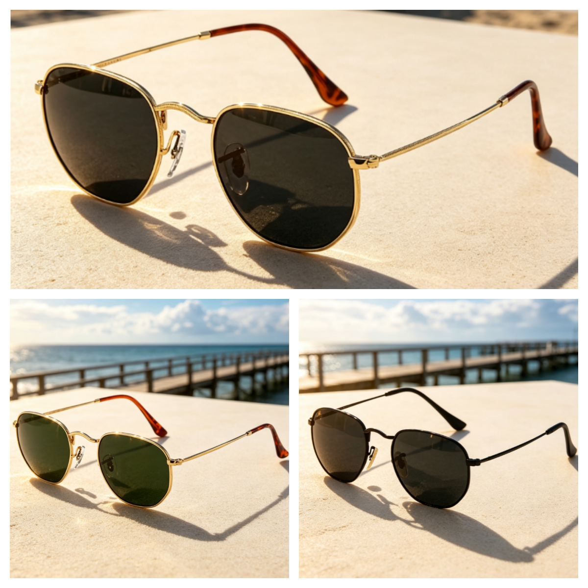 Designer Sunglasses Women HOT Designer Fashion Retro Eyewear Outdoor Beach Leisure Style Goggles UV400 Anti-Ultraviolet Metal Oval Full Frame Random