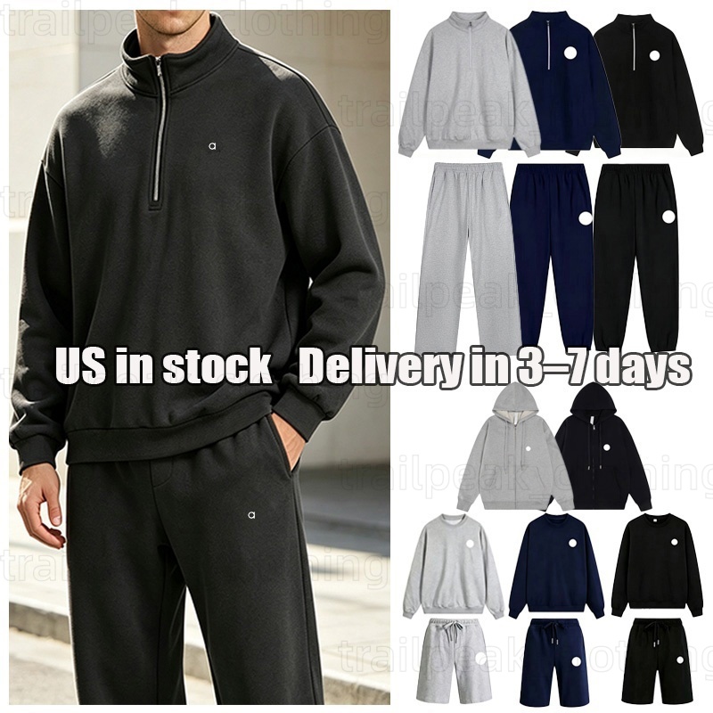Mens Womens Yoga Hoodies Stand Up Collar 1/4 Pullover Outfits Sweatshirts 3D Sier Chest Loose Long Sleeve Sweatwea Casual Crew Neck Pullover Workout