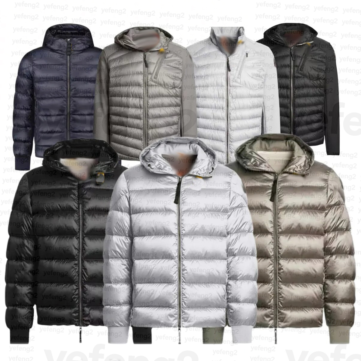 Mens designer coat jacket winter chaqueta hombre parachute clip matte down padded warm doudoune homme puffer jacket