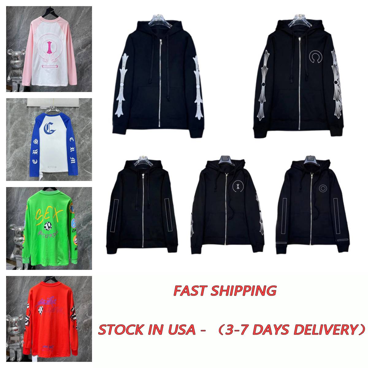 Mens hoodie for men designer hoodie streetwear men hooded sweatshirts hip hop zip up hoodie women pullover sanskrit letter graphic tee long sleeve s