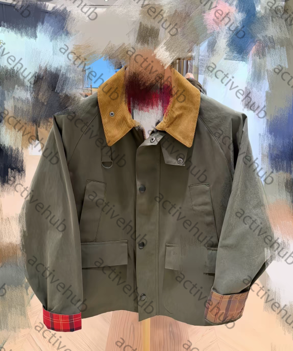barbour designer polo jacket mens Casual men hunting trench designer jacket mens autumn oil wax coat plingham warm classic bedale windbreaker
