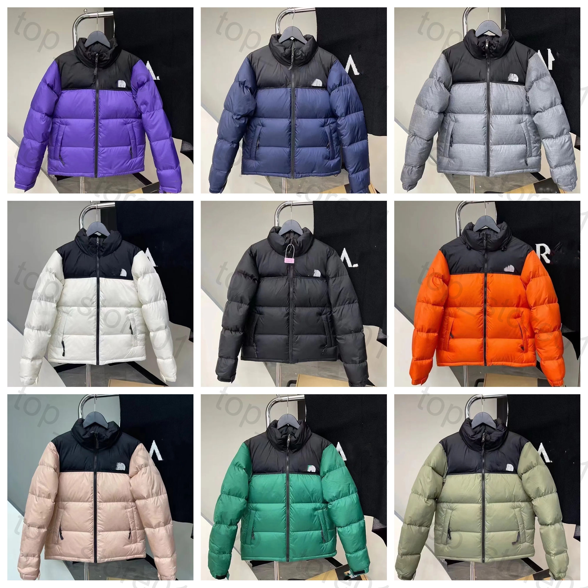 2026 Face jacket Men Jacket Designer Puffer Jacket Embroidered 700 Down Jackets Coats Peak Purple Unisex Unisex Long Sleeve Zipper 700 Fill-down War