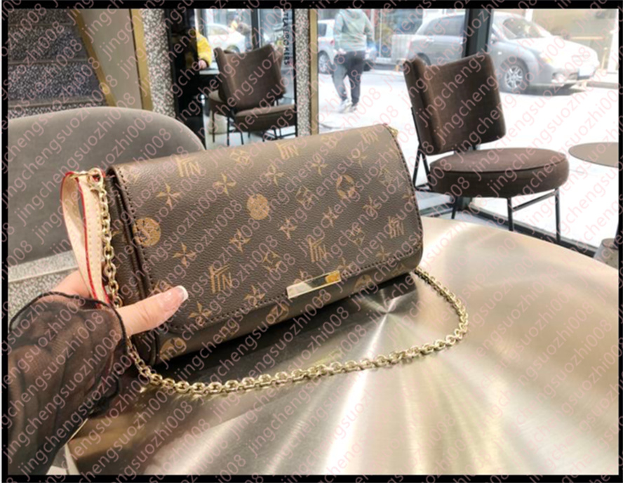 Designer bag Luxury FAVORITE MM PM messenger bags Fashion women leather Shoulder Chain High Quality Purse Evening Crossbody n Handbag for Ladies Fas