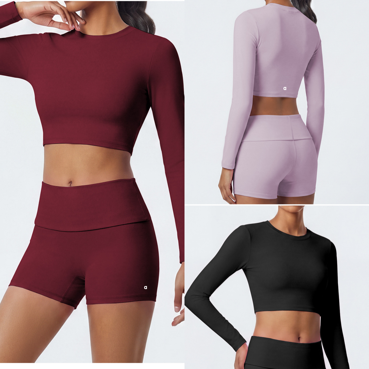 A3125 Women's Yoga Outfit Set Slimming and Body-Shaping Sports Tank Top Fitness Wear and Running Outfit Set