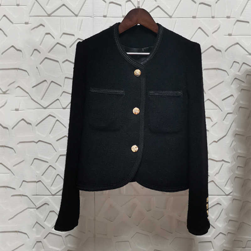 Women's Woolen Coat, New Arrival for Autumn & Winter, Elegant Style Top M260826