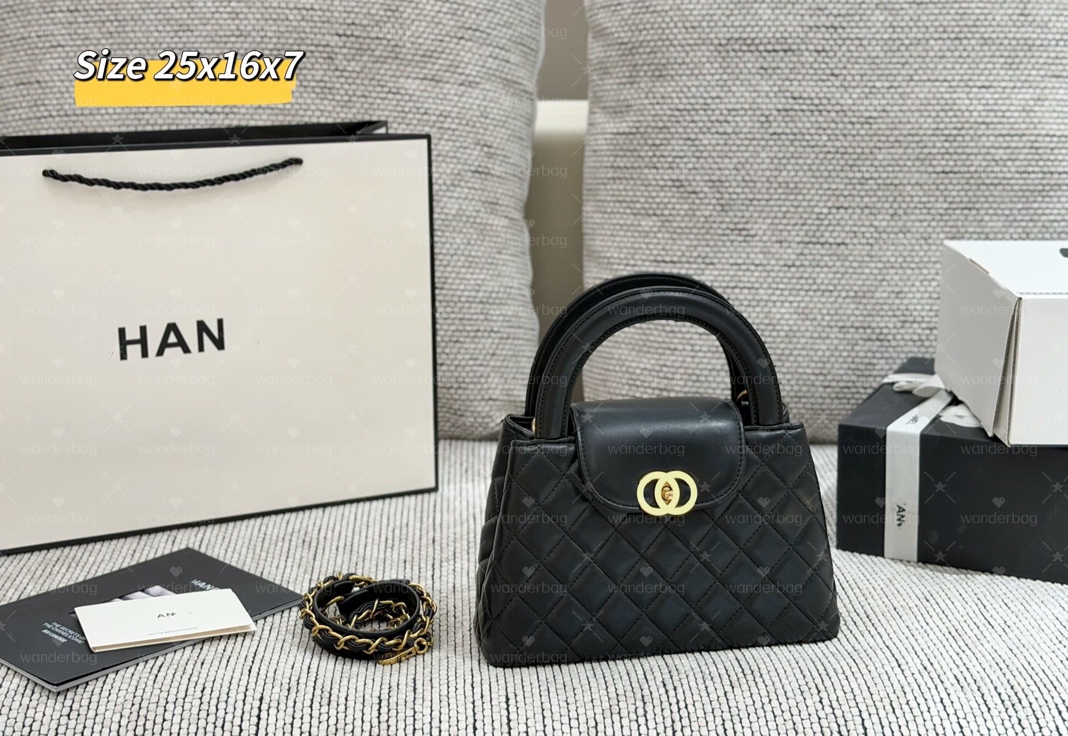 Designer Bag mini nano crossbody bag top handle Shoulder Bag flap hobo bag with chain strap Handbag womens clutch black gold calfskin chain Handbag