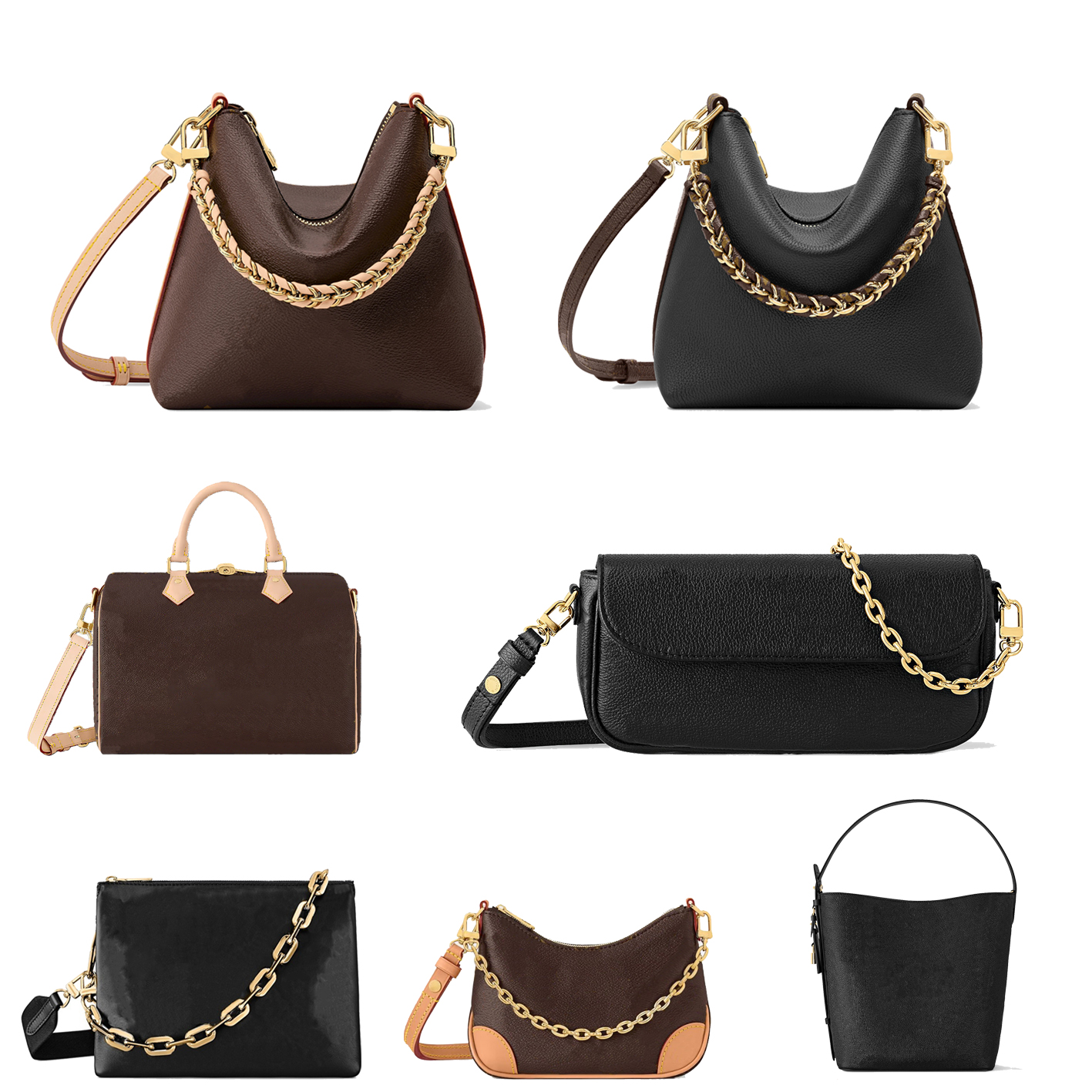 New Designer bag Luxury handbag monogram multipass bag Womens tote leather Shoulder Bag 10A quality crossbody chain bag fashion travel bag Evening B