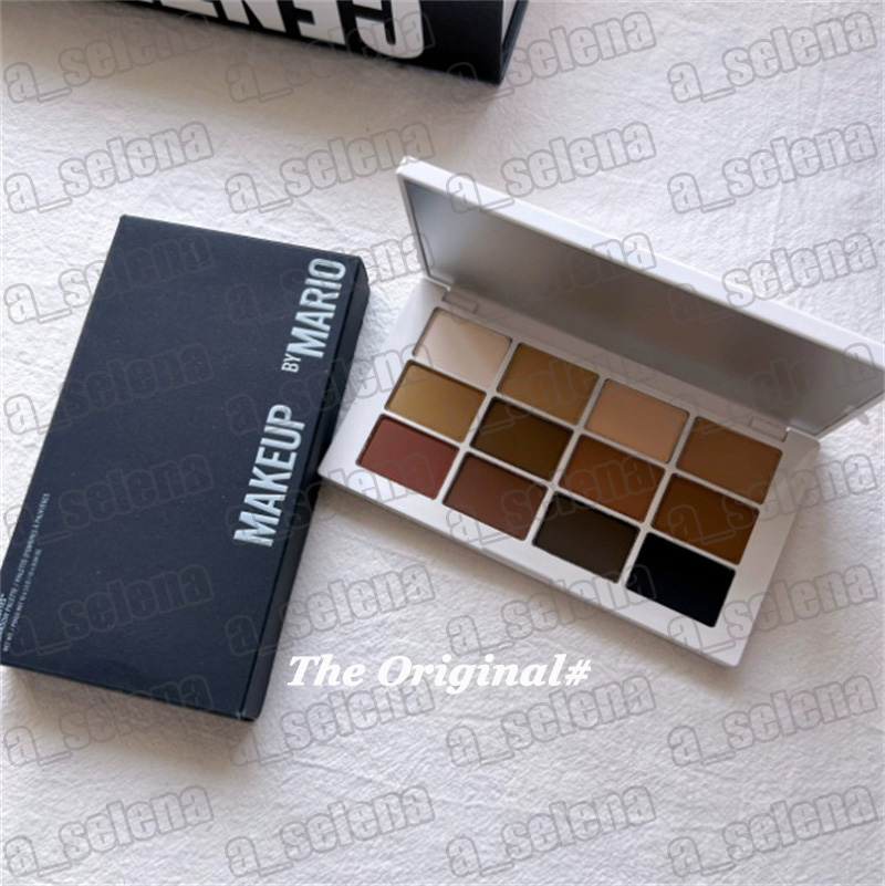 Maquillage des yeux maquillage par Mario fard à paupières neutres Original 12 couleurs palettes d'ombres à paupières mat ombre à paupières Palett