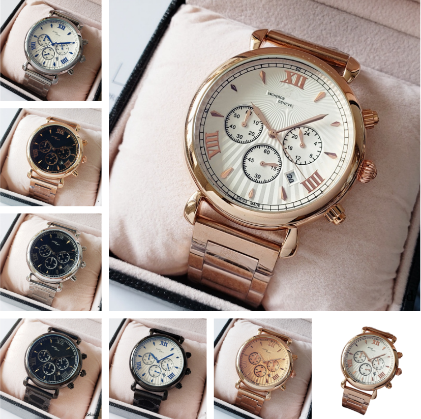HOT TOP Brand WristWatches women's watches quartz Movement Watch Luxury modern man lady wrist-watch classics Vacheroity 2026 #283