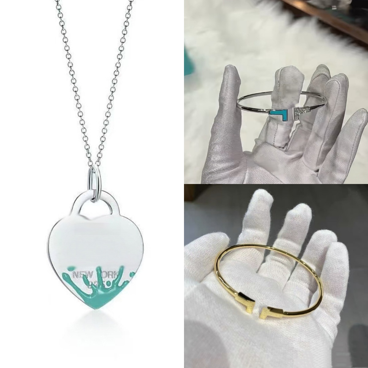 Luxury jewelry Designer Pendant co Necklace Womens Love Heart Necklace Designer Jewellery Thin Chains Pendant Chain Charm anniversary Gift for Women