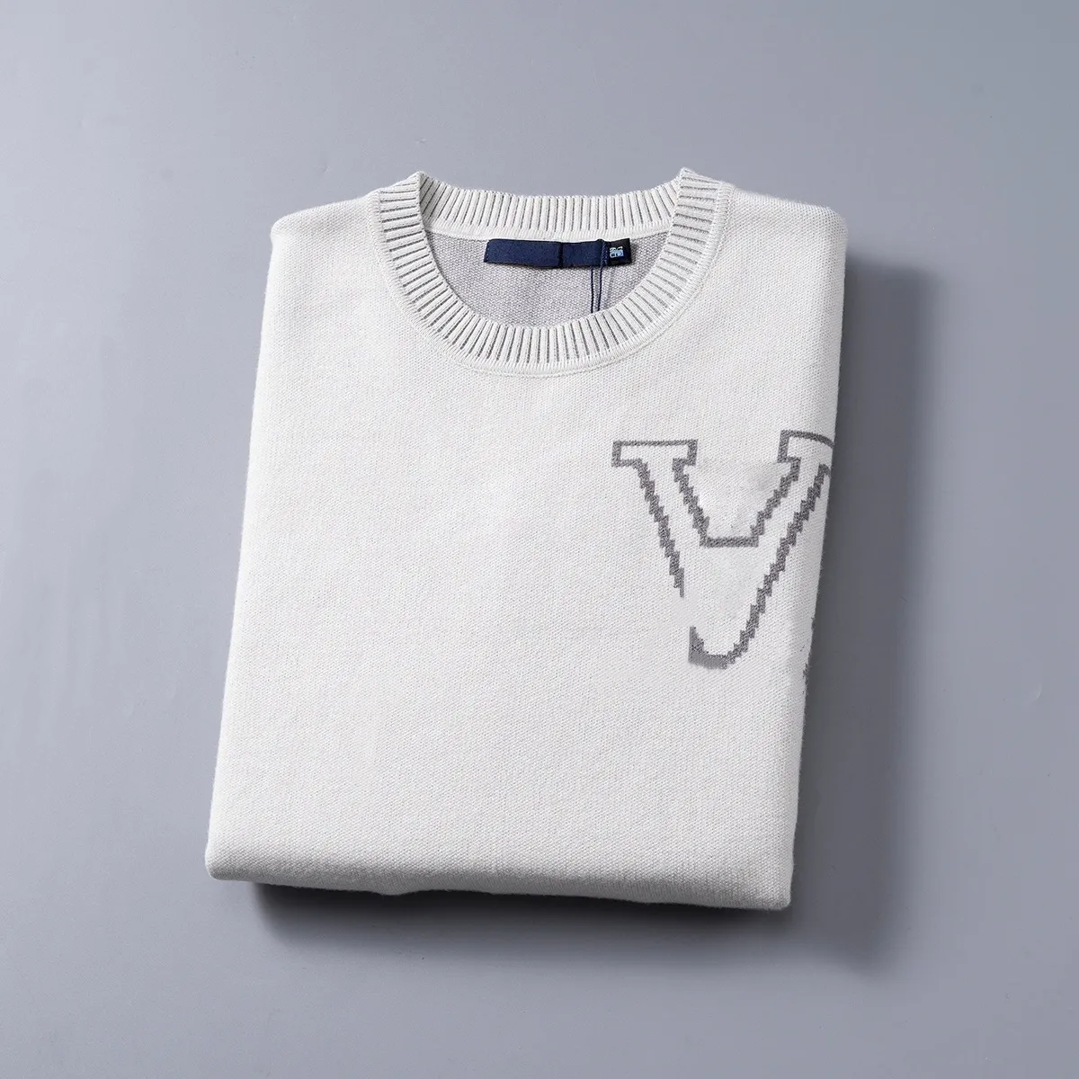classic Knitted pullover sweater Men sweater pure Cotton Top designerLuxury Casual wool pull Alphabet Embroidery Mens Women Sweaters cashmere Long S