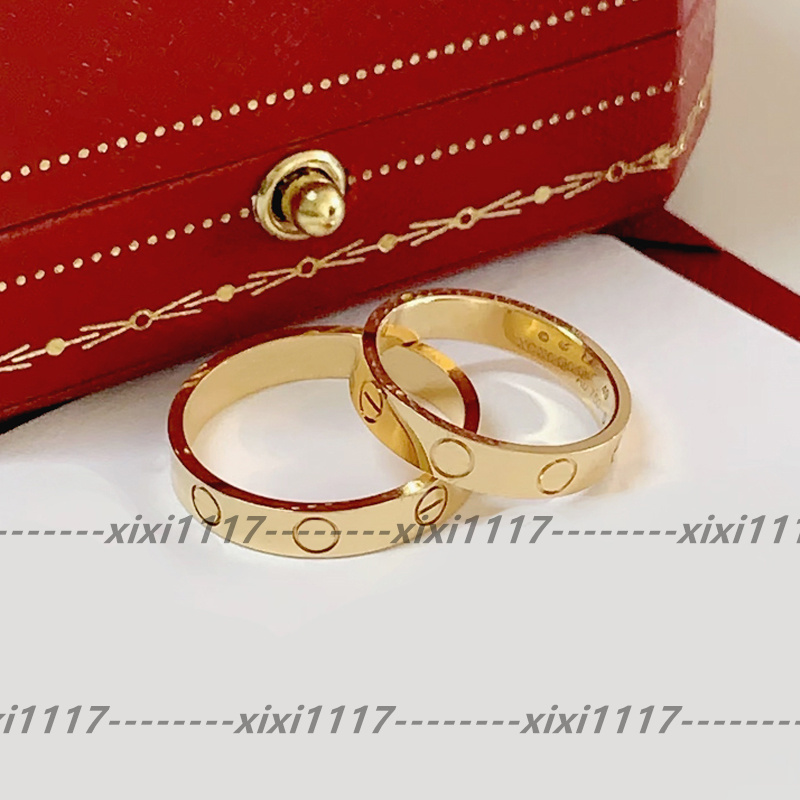 Luxurys Designer Ring for Women Classic Fashion and Exquisite Rings Trend Band Simple Personality Style Romantic Jewelry Gifts Good