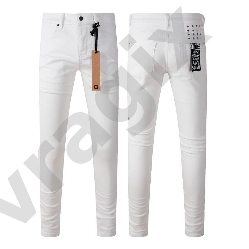 Mens Slim Fit Ripped Denim Jeans Faded Vintage Wash Multi Position Hole And Fray Detail Back Pocket Printed Tag Street Trousers