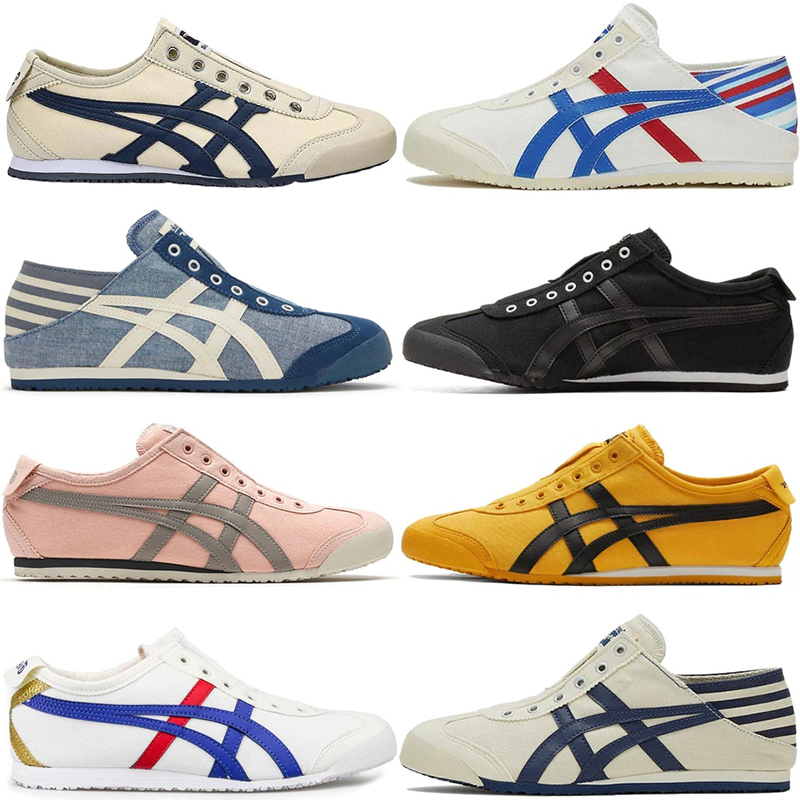 Onitsuka Tiger Mexico 66 Lifestyle Trainers Sneakers Fashion Mens Womens Casual shoes Gym Workout Retro Comfort Trending 36-45