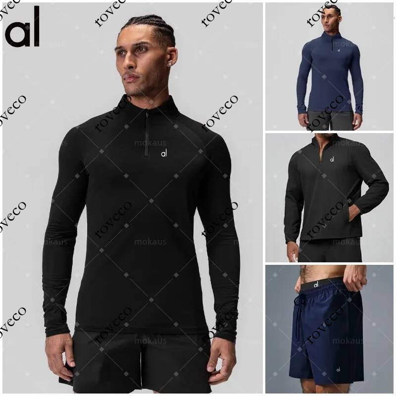 2026 Gym Sweatshirt Designer 1/4 Zip Pullover Sports Shorts Men jacket Full Zipper Jacket Straight Sweatpants