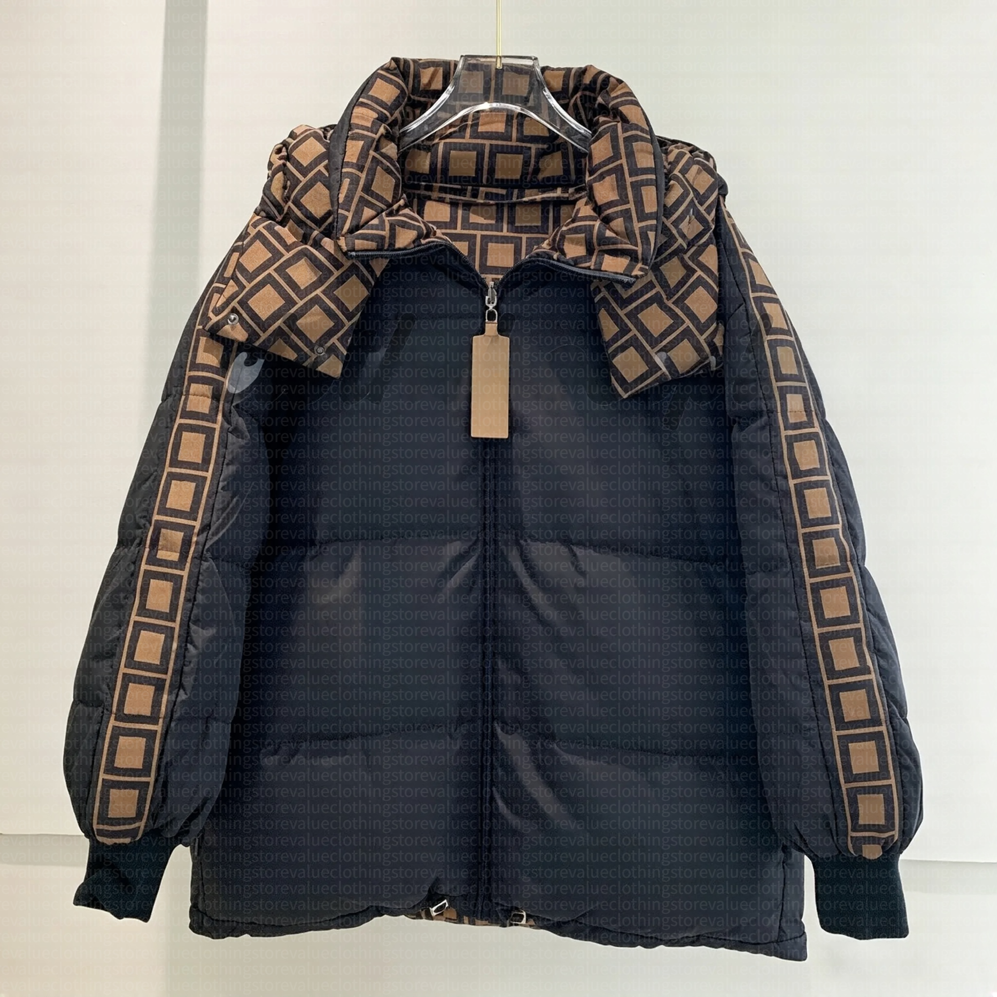 10A New Men Down Jackets Parkas Black Puffer Jacket Hooded Casual Outdoor Winter Warm Jakcet Thick Zipper Khaki Short Designer Coats size M-5XL