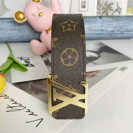Designer Men Belts For Women Trendy Mens Woman Fashion Luxury Casual Letter Smooth Buckle High Quality Louisee Belt 01