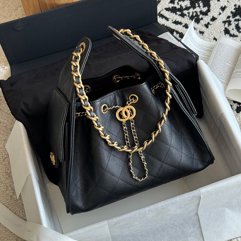 10A Designer bag 25 bag mini Luxury bag Hobo cc bag large Capacity Crossbody bag luxury women's bag Trendy printed handbag Lychee peel bucket D