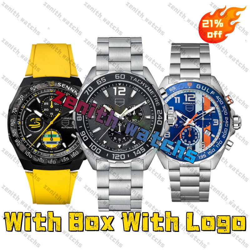 AAA Mens Designer Taglyness Heuererity Watch F1 High Quality Automatic/quartz Movements Luminous Sapphire Glass Waterproof Leisure Sports Watch With