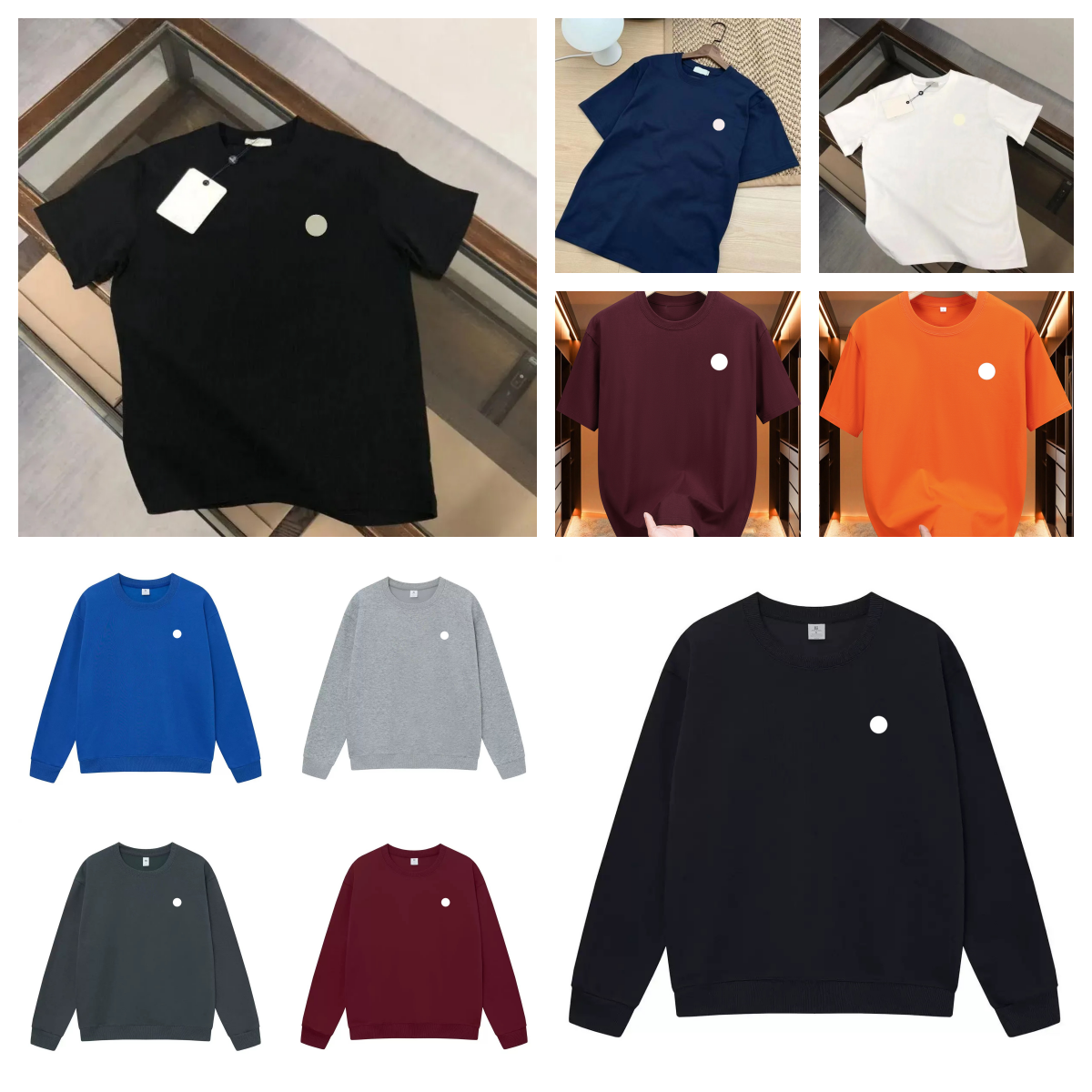 designer T Shirt Mens Desinger Long sleeve Hoodie sweatshirt For Women and Men 100% Pure Cotton Summer Casual Short and Long sleeve Hoodie Asian siz